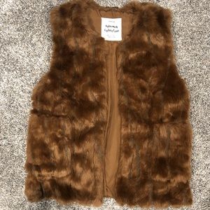 Zara kids Faux Fur Vest